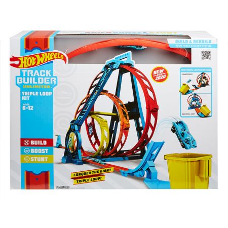 MATTEL - Hot Wheels Track Builder Trojitá Smyčka