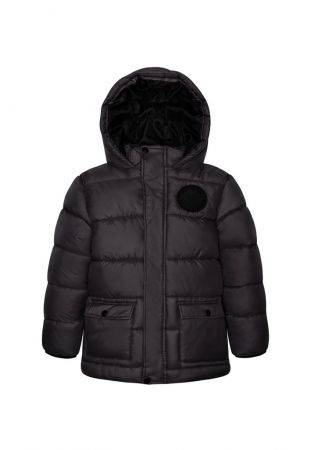 Kabát chlapecký nylonvý Puffa, Minoti, 11COAT 11, černá - 104/110