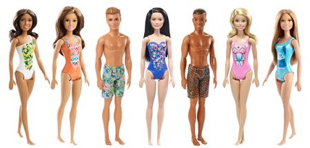 MATTEL - Barbie Barbie V Plavkách Asst