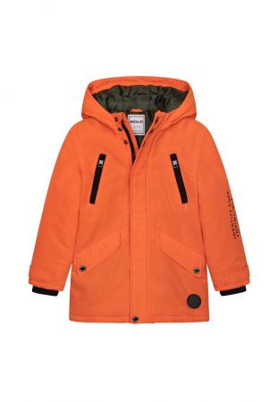 Kabát chlapecký Parka, Minoti, Blazer 2, oranžová - 104/110