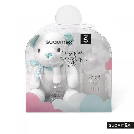 SUAVINEX | Sada MEDVÍDEK A PARFÉM BABY COLOGNE 100+50 ml