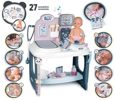 SMOBY - Baby Care Center s příslušenstvím