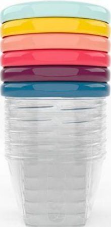 BABYMOOV - Misky s víčky 180 ml, sada 6 ks