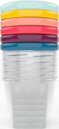 BABYMOOV - Misky s víčky 250 ml, sada 6 ks