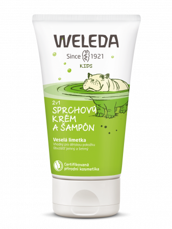 Weleda 2v1 sprchový krém a šampon Veselá limetka 150ml