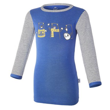 Little Angel Tričko smyk obrázek DR Outlast® - indigo-medvědi LA/pruh Velikost: 92