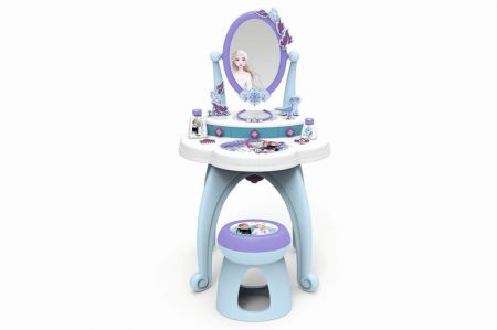 SMOBY - Ledové království Toaletní stolek 2v1 se židličkou