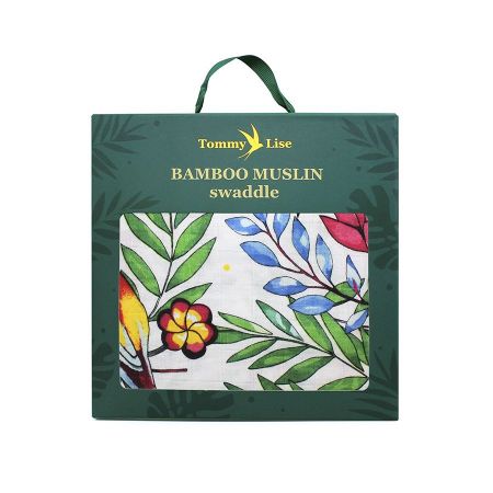 Tommy Lise Bambusová mušelínová plena Blooming Day 120x120cm