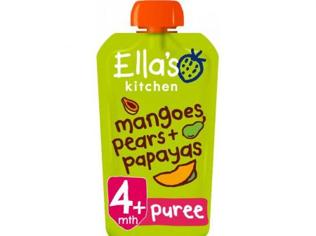 Ella's Kitchen BIO Mango, hruška a papája (120 g)