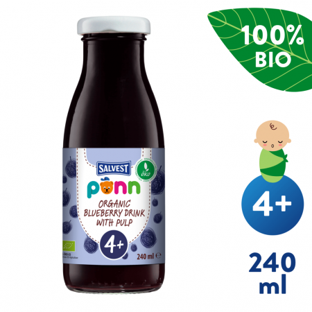 Salvest Ponn BIO Borůvková šťáva s dužinou (240 ml) 4m+