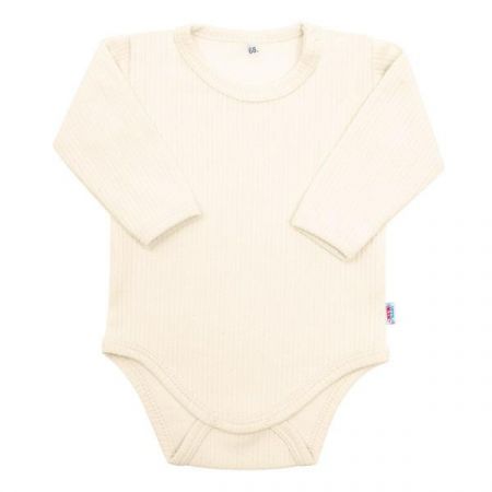 NEW BABY Kojenecké body New Baby Sweetie vanilka Vel. 74 (6-9 m)