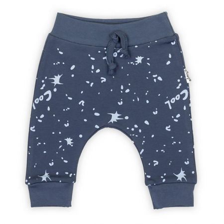 Nicol Kojenecké bavlněné tepláčky Max dark Vel. 80 (9-12 m)