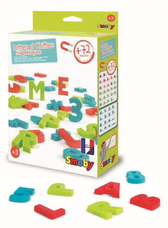 Smoby Magnetická písmena a čísla 72 ks