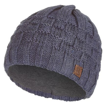 Little Angel (DITA) Čepice pletená kostky Outlast ® Modroš. Vel.6 (54-57 cm)