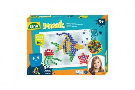 LENA Mozaika klobouček 1cm krystal 260ks 