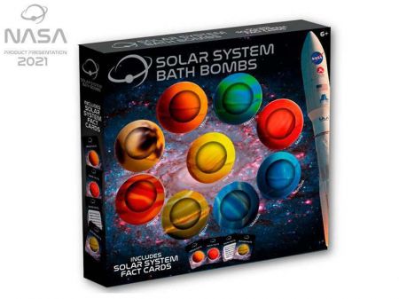 NASA koupelové bomby sluneční soustava 9 ks