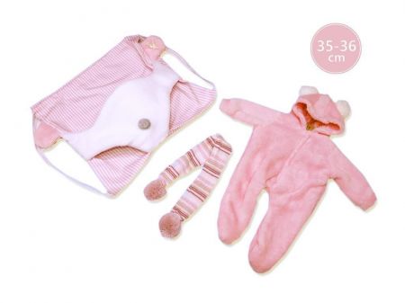 Llorens Obleček pro panenku miminko New Born velikosti 35-36 cm