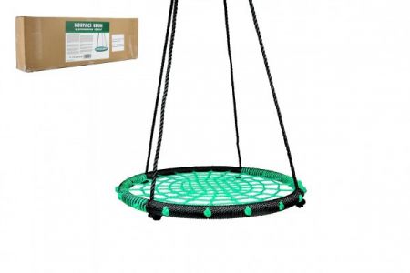 Teddies Houpací kruh zelený 80 cm provazová výplň