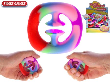 Fidget snapper duhový 6 cm