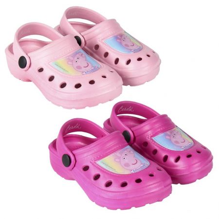 Cerdá Plážové Clogs Prasátko Peppa Tm.růžové Vel. 26/27
