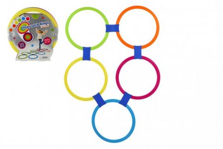 Teddies Kruhy skákací barevné 10 ks průměr 27 cm