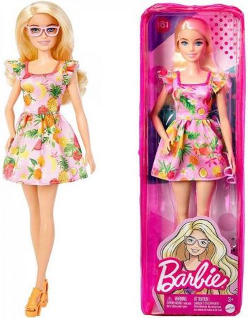 Barbie Modelka - ovocné šaty