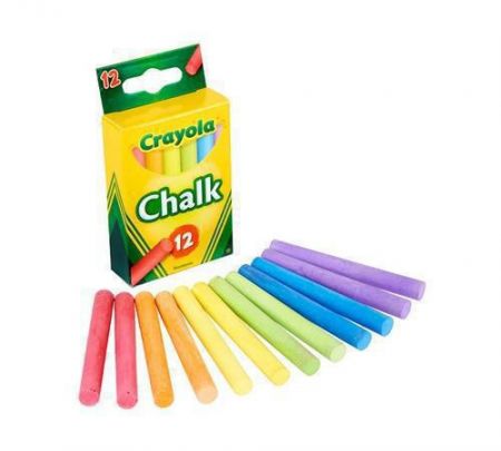 Grant and Bowman Barevné křídy Crayola 12 barev