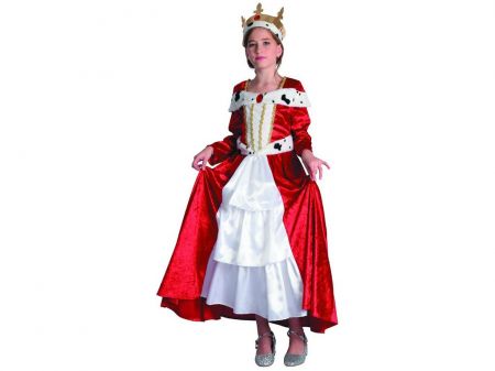 MADE Kostým na karneval - královna, 110-120 cm