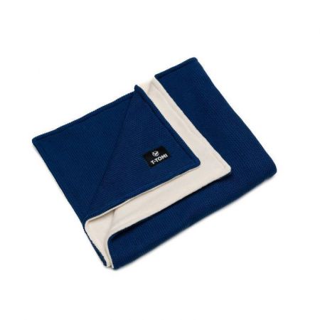 T-tomi Dětská pletená deka Winter Waves Dark blue
