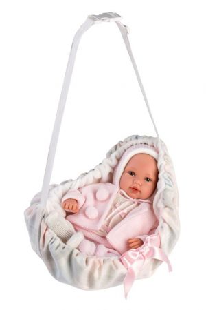 Llorens Realistické miminko se zvuky New Born  36 cm - Holčička